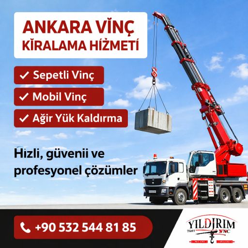 Ankara Vinç Kiralama Hizmeti