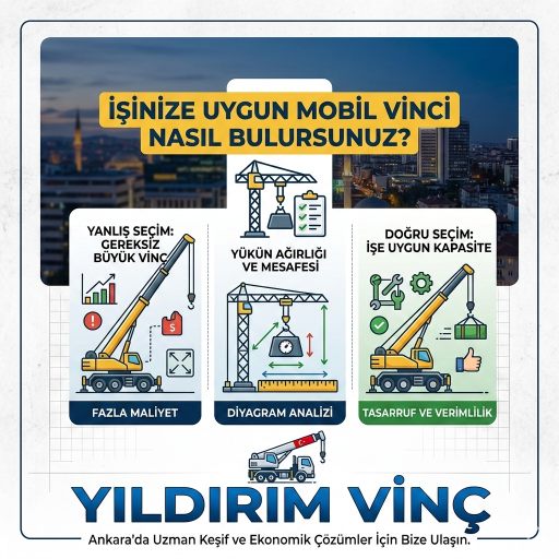 İşinize Uygun Mobil Vinci Nasıl Bulursunuz